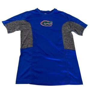 Knights Apparel Blue/Gray Univ. of Florida Gators Short Sleeve Athletic Shirt- M